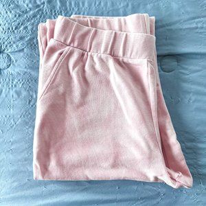 Aerie Pink Sunset Tie-Dye Straight Leg Wide Leg Fleece Sweatpants